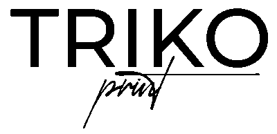 Logo Trikoprint – profesionálna potlač textilu a reklamných predmetov