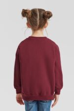 detská mikina bez kapucne Fruit of the Loom Classic Kids Set-In Sweat